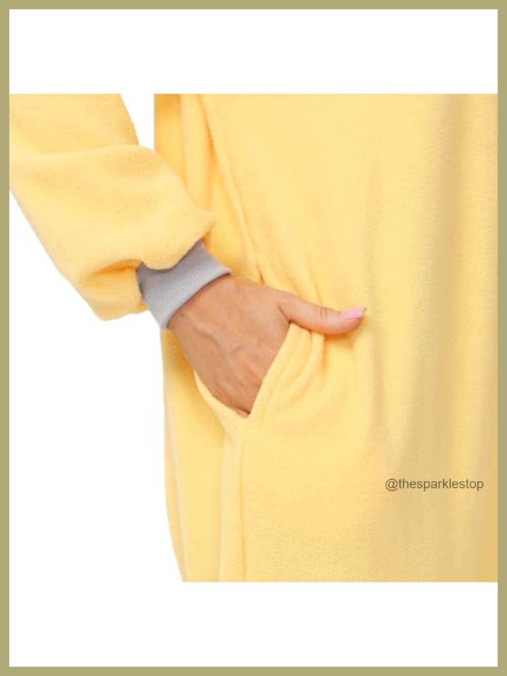 Fleece Animal Onesie Adult Hooded One-Piece Pajama Cosplay Costume - Picture 4 of 6